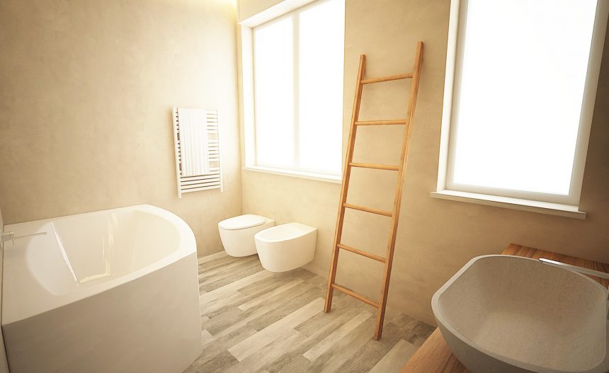 Interior bathroom design – Ferrini home